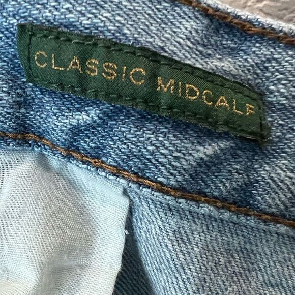 Ralph Lauren Capri jeans classic mid calf size 18 W - Picture 6 of 13